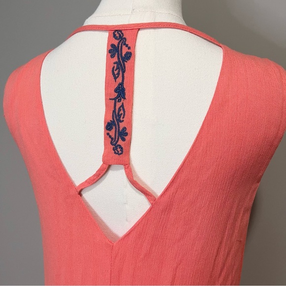 Altar’d State Orange Embroidered Dress Size S - Picture 5 of 9